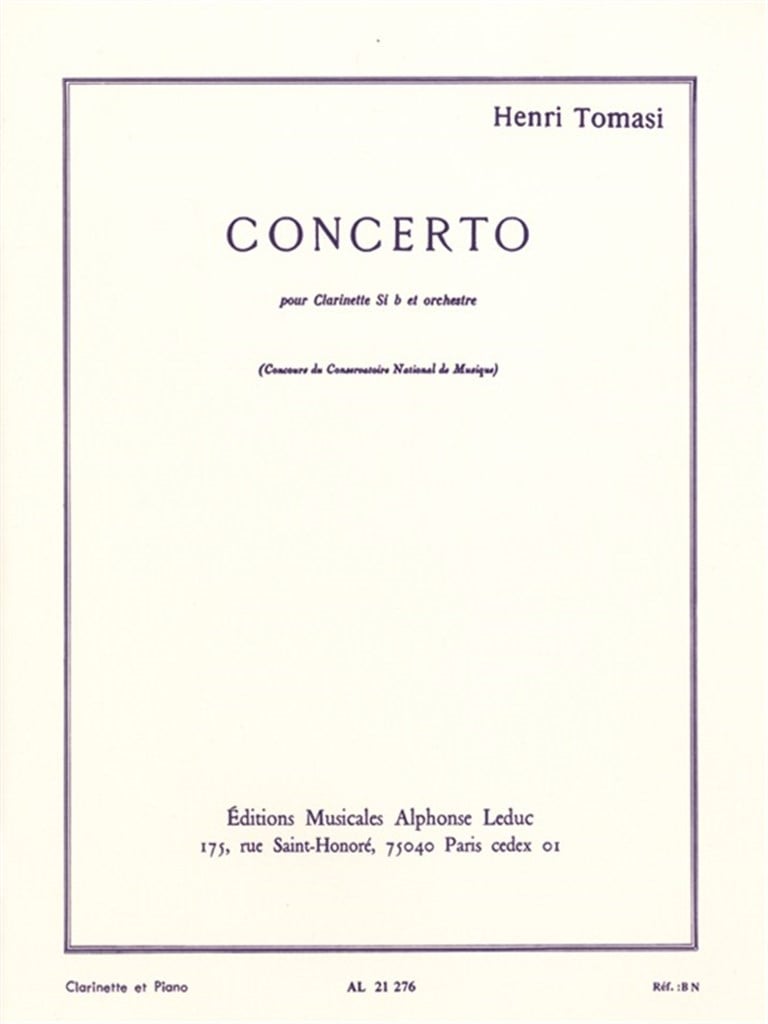 Concerto Bb Clarinet and Orchestra